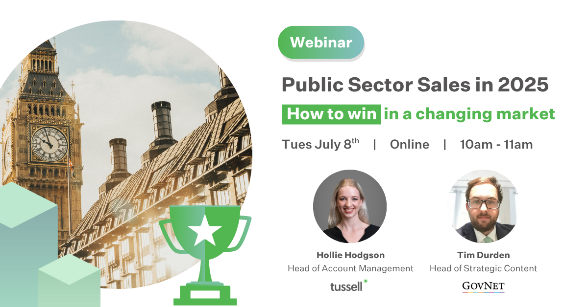 Webinar: Public sector sales in 2025 - how to win in a changing market